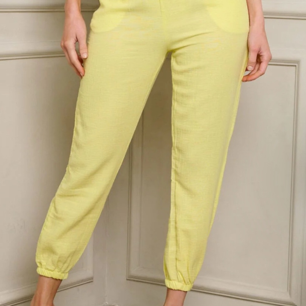 Yellow Women's Pants - Picture 2 of 2
